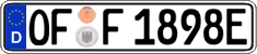 German license plate, Electric vehicles