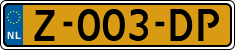 License plate of the Netherlands, Cars