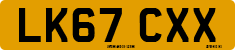 License plate of the United Kingdom, 2001 year system