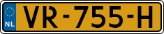 License plate of the Netherlands, Light Commercial Vehicles (1994 system)