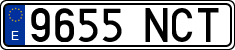 License plates of Spain, Ordinary (2000)