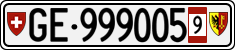 License plate of Switzerland, Provisional