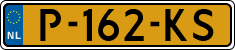 License plate of the Netherlands, Cars