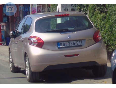 KG 356-ET, Peugeot 208