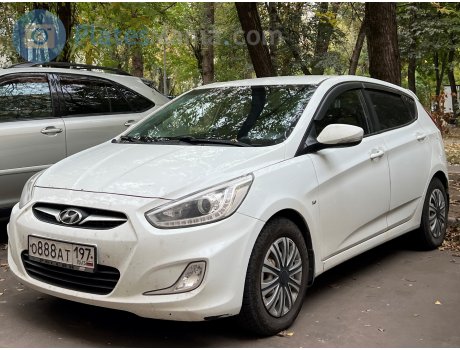 о888ат197, Hyundai Solaris