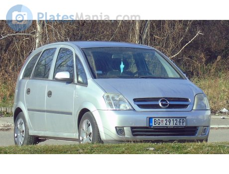 BG 2912-FP, Opel Meriva