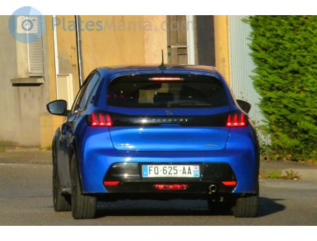 FQ-625-AA, Peugeot 208