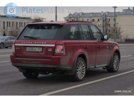 а058хр197, Land Rover Range Rover Sport