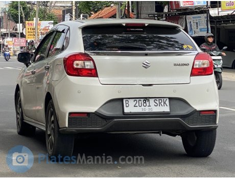 B 2081 SRK, Suzuki Baleno