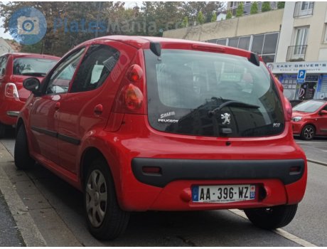 AA-396-WZ, Peugeot 107