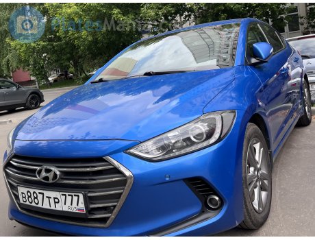 в887тр777, Hyundai Elantra