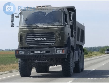 8899 ас 21, Ural (UralAZ) 6370