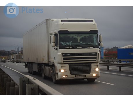 08 793 AOZ, License plate without vehicle