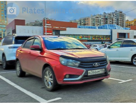 а366нм198, Lada (VAZ) Vesta