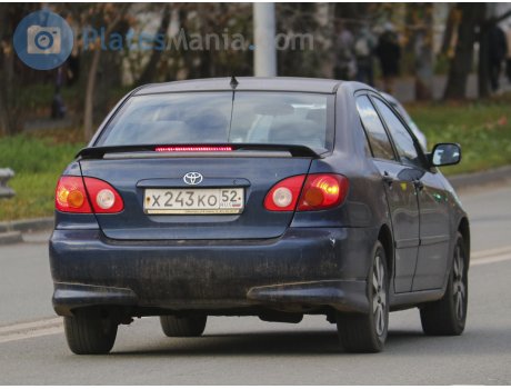 х243ко52, Toyota Corolla