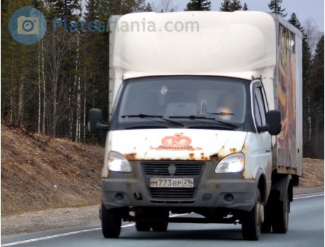 м773вр29, GAZ 3302 ГАЗель