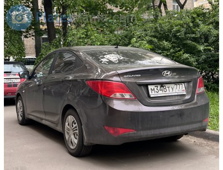 м348ту777, Hyundai Solaris