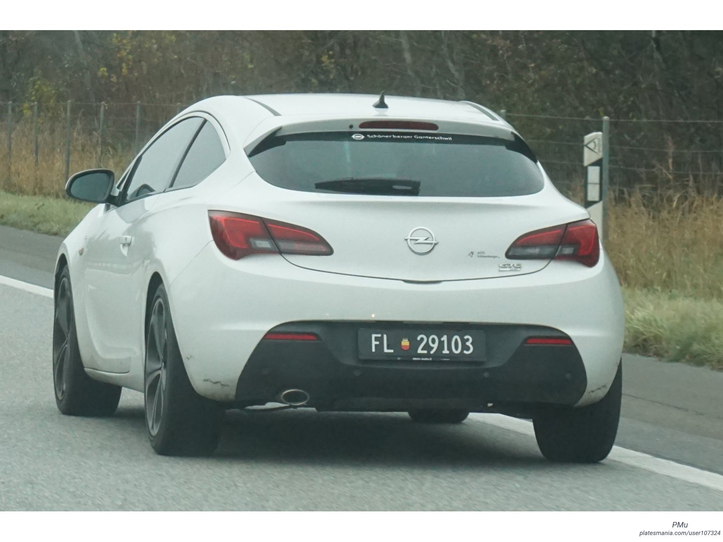 FL 29103, Opel Astra 4th gen GTC (OPC) 3-door Hatch (J; P10), 2012–2018