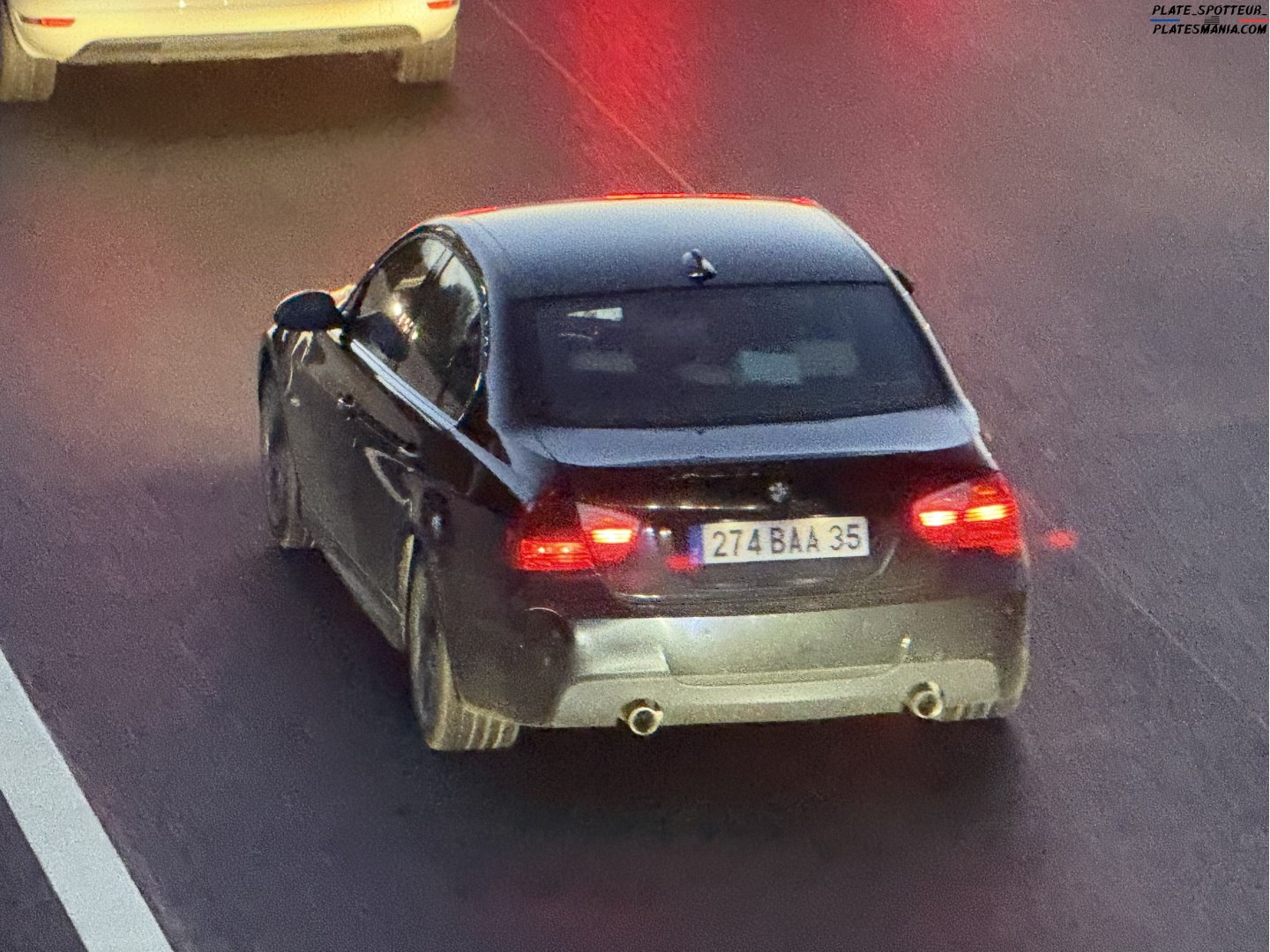 274 BAA 35, BMW 3 Series 5th gen Sedan (E90), 2005–2011