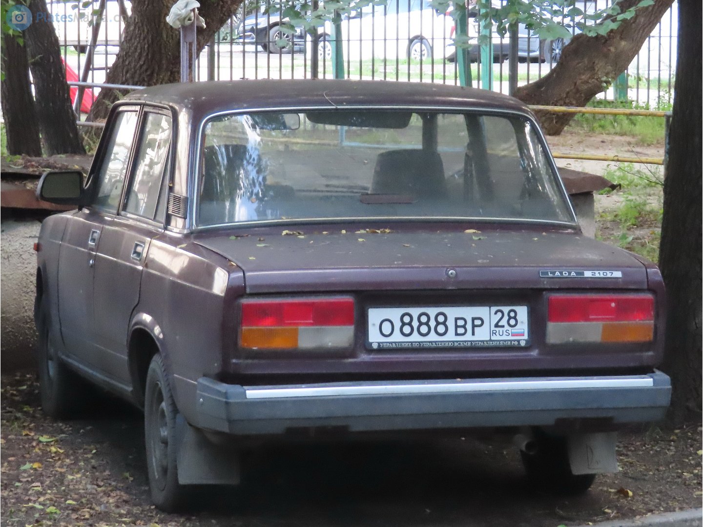 о 888 вр 28, Lada (VAZ) 2107 Жигули (Nova / Riva / Signet / 1500), 1982–2014