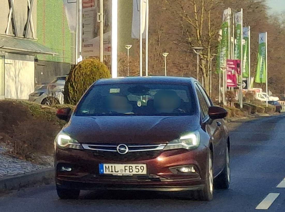 MIL FB 59, Opel Astra 5th gen Hatch (K; B16), 2015–2022