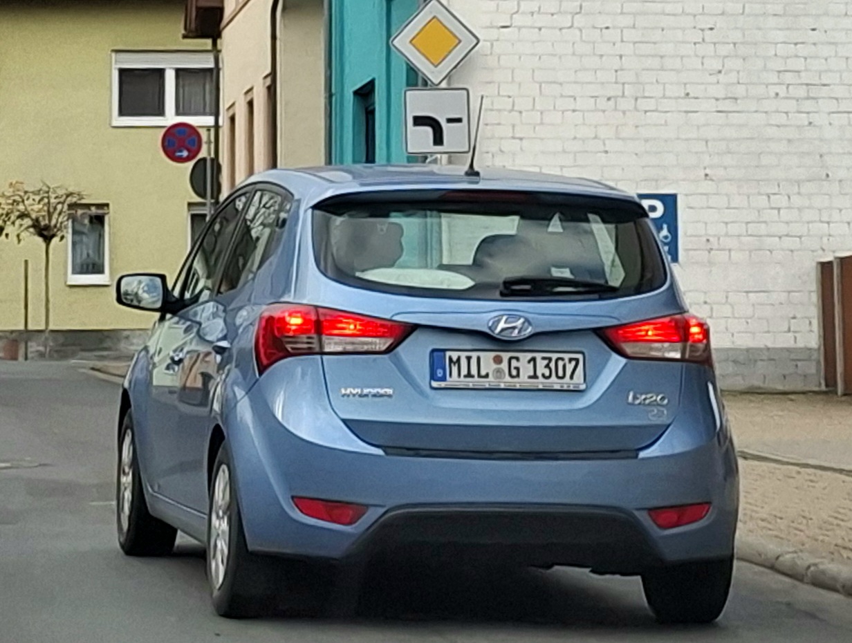 MIL G 1307, Hyundai ix20 1st gen (JC), 2010–2020