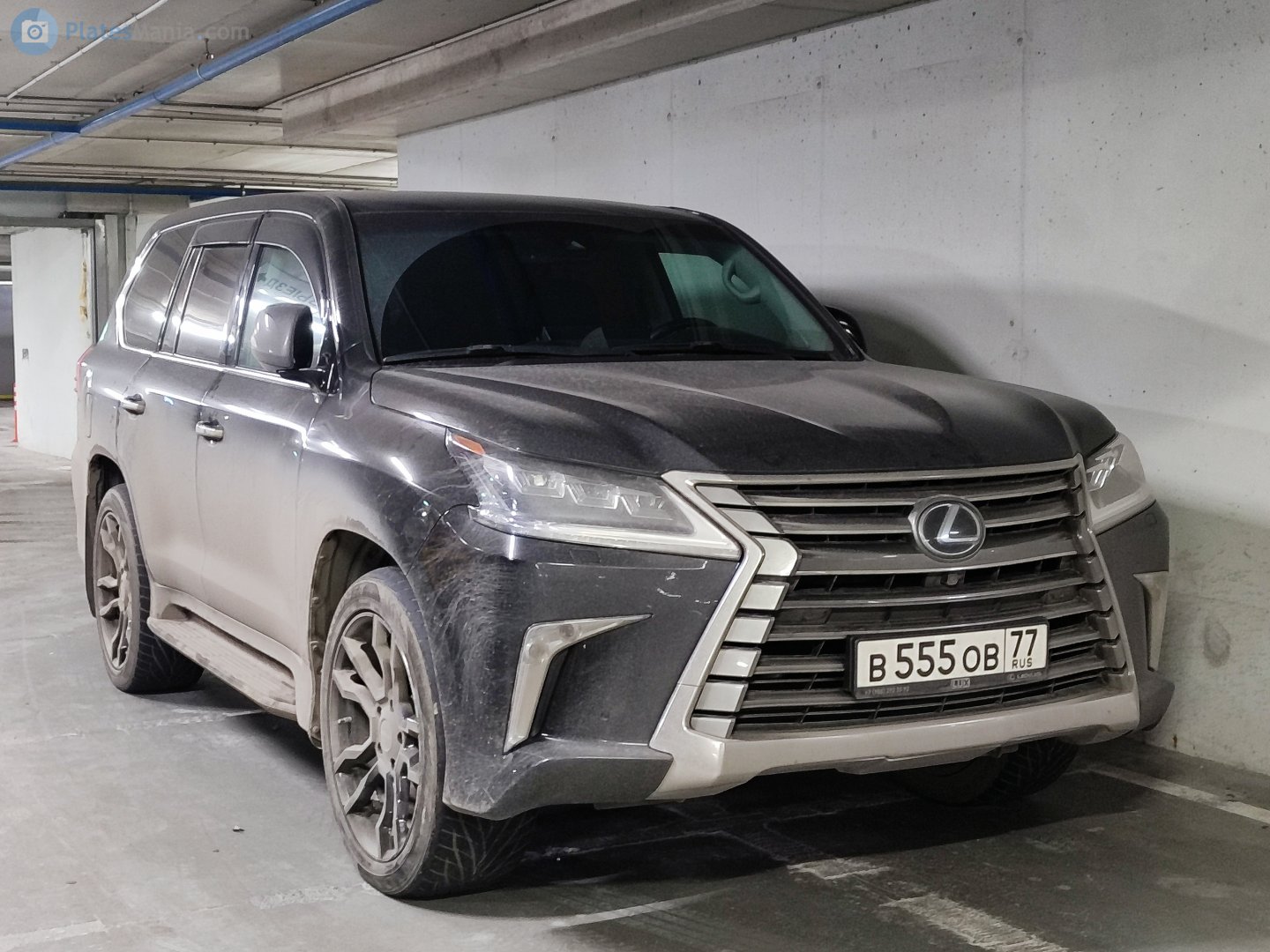 в 555 ов 77, Lexus LX 3rd gen (J200), 2nd facelift, 2015–2021