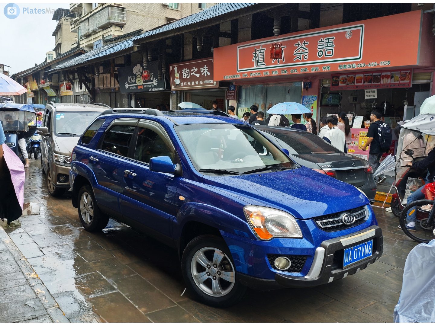 川A·07VN6, Kia Sportage 2nd gen (KM), 1st facelift, 2008–2010 (–2013 for CN-market)