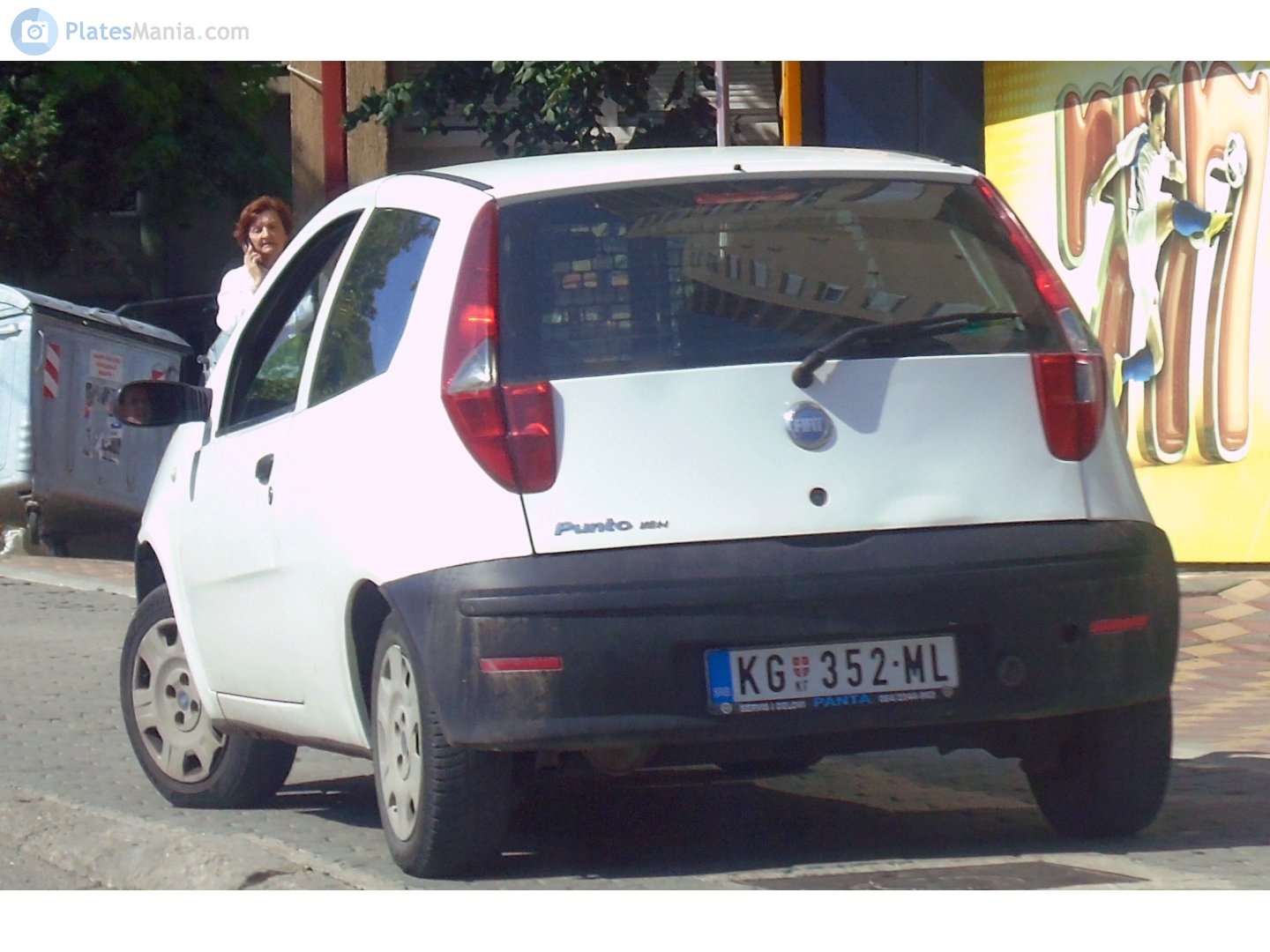 KG 352-ML, FIAT Punto 2nd gen (Classic) 3-door Hatch (188), facelift, 2003–2010