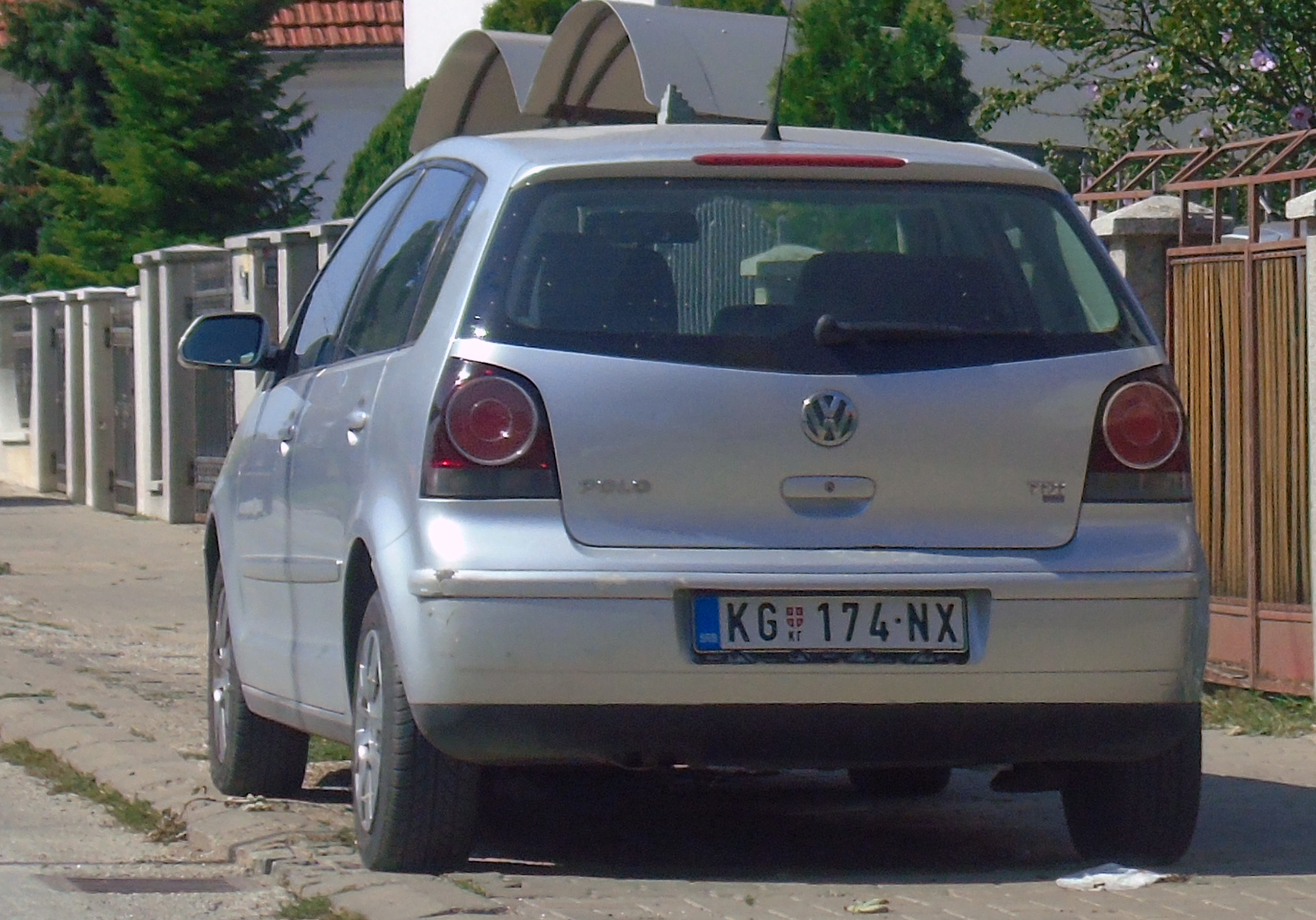 KG 174-NX, Volkswagen Polo 4th gen (Vivo) 5-door Hatch (9N3), facelift, 2005–2010 (–2014 for BR- and –2018 for ZA-market)