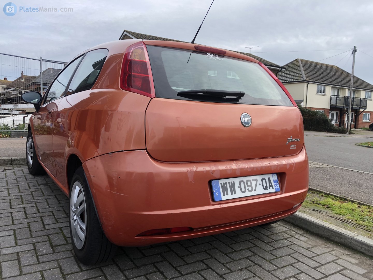 WW-097-QA, FIAT Punto 3rd gen Grande Punto 3-door Hatch (199), 2005–2012