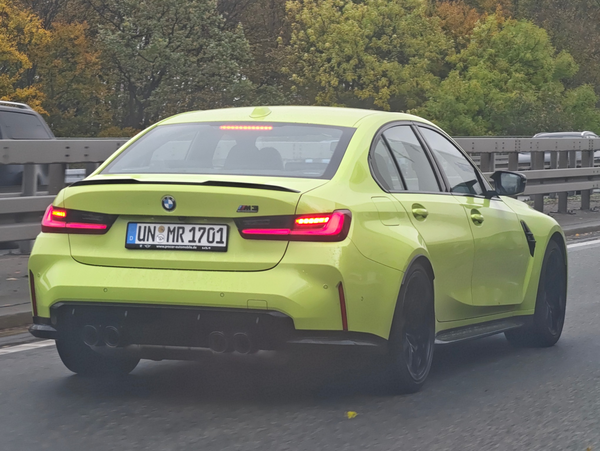 UN MR 1701, BMW M3 6th gen Sedan (G80), 2020–