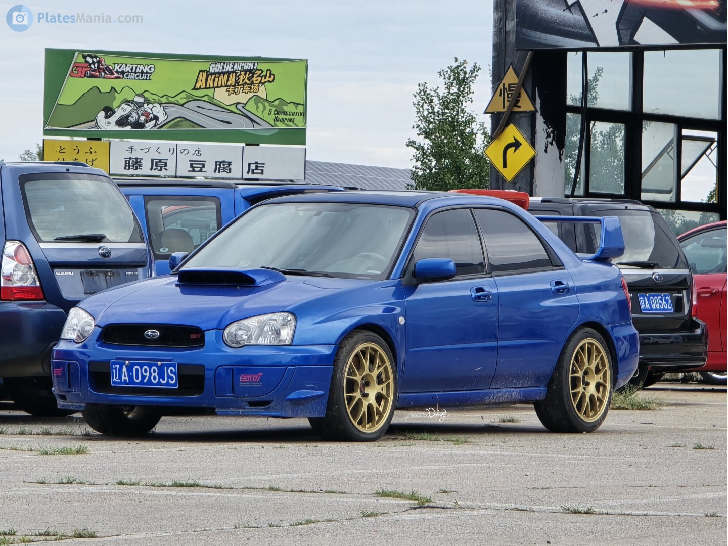 辽A·098JS, Subaru Impreza WRX STi 2nd gen Sedan (GD), 1st facelift, 2003–2005