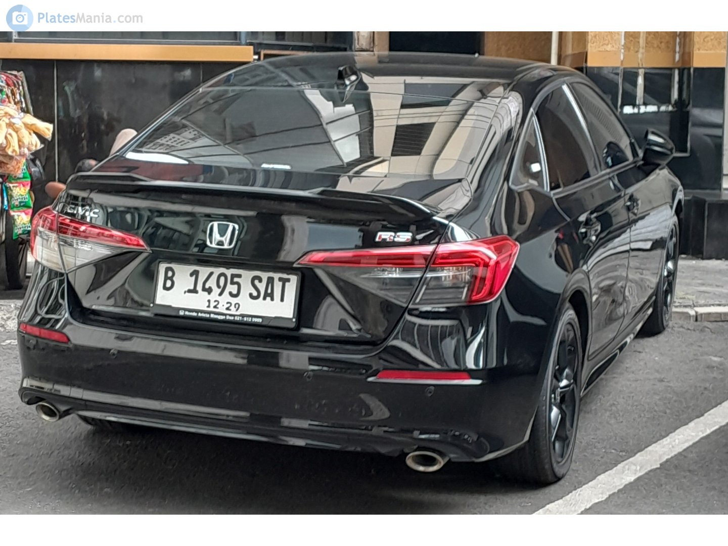 B 1495 SAT, Honda Civic 11th gen Sedan (FE), 2021–