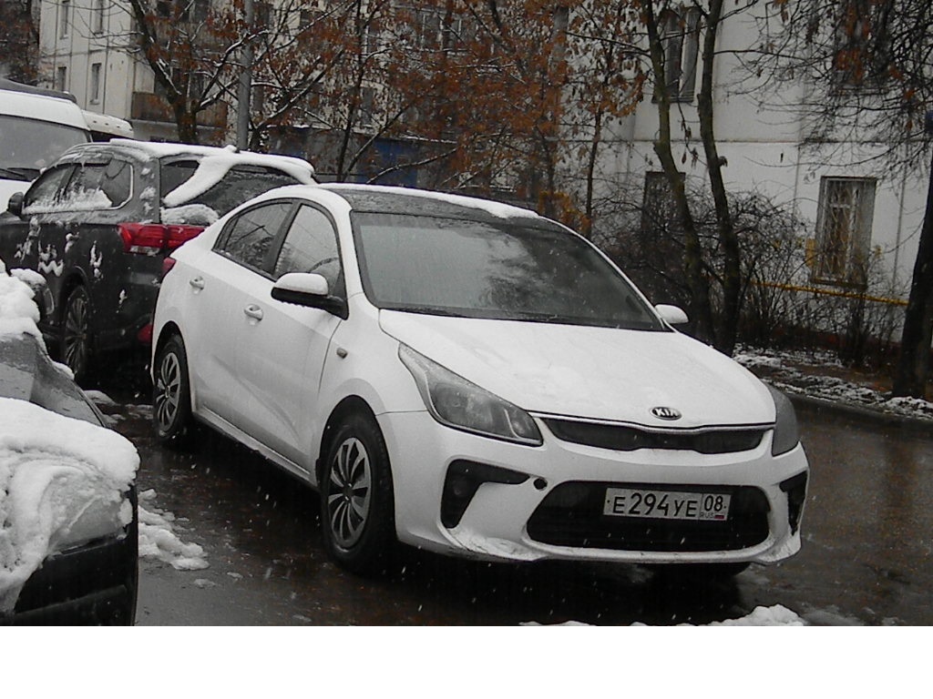 е 294 уе 08, Kia Rio 