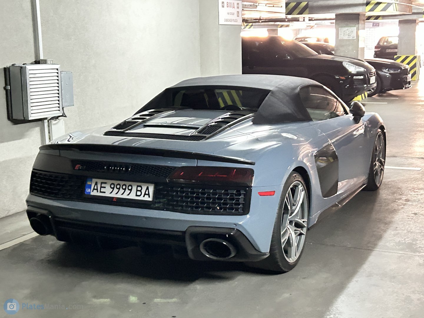 AE 9999 BA, Audi R8 2nd gen Spyder (4S9/4SR), facelift, 2018–2024