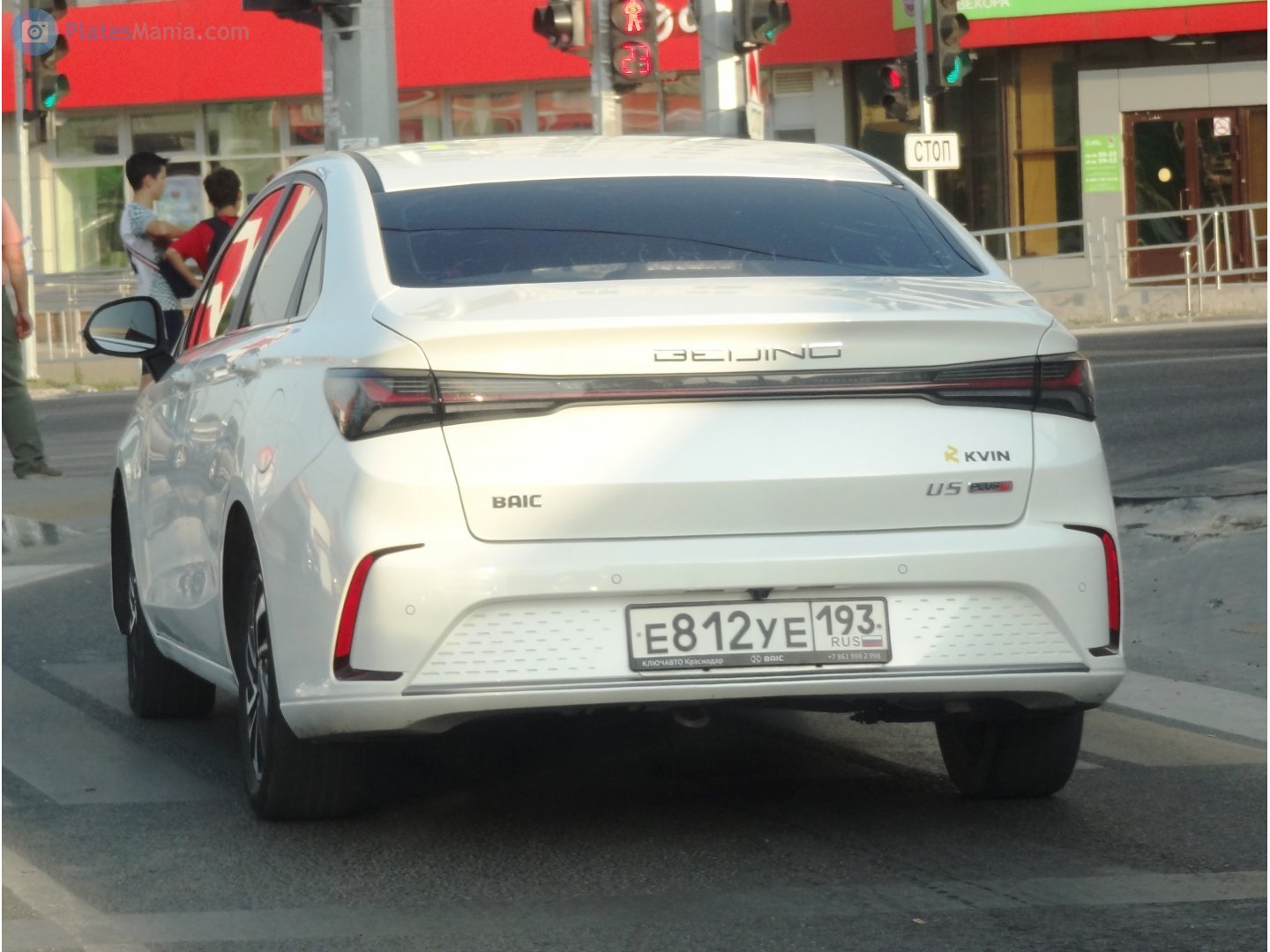 е 812 уе 193, BAIC Beijing EU5 1st gen Plus, facelift, 2021–