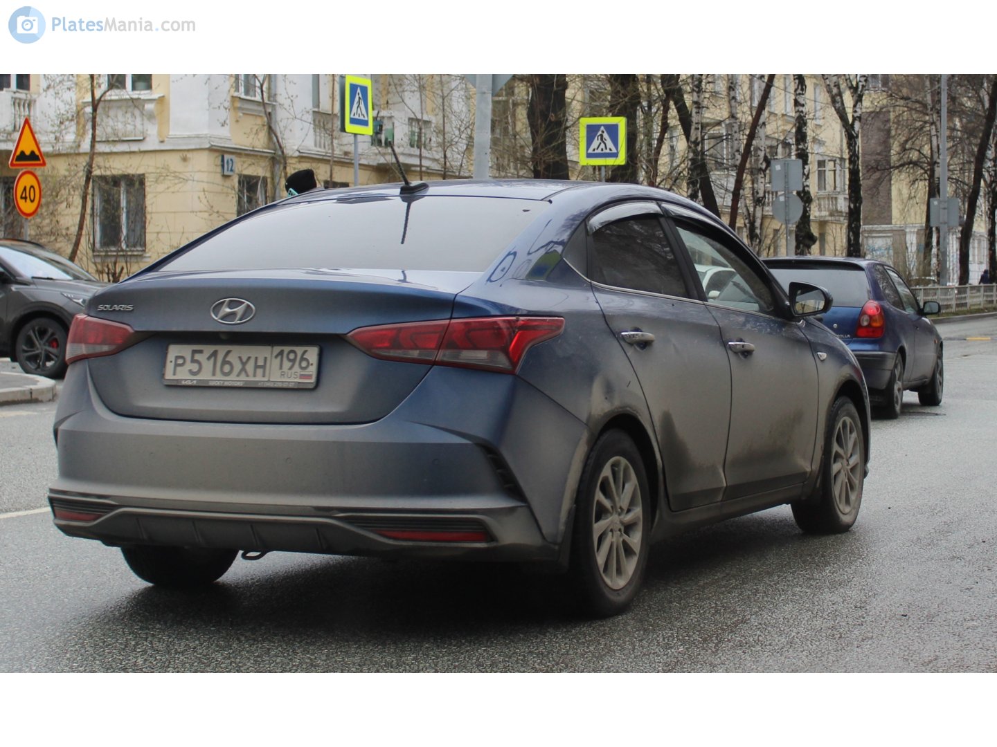 р 516 хн 196, Hyundai Solaris 2nd gen (HCR), facelift, 2020–2022 (Solaris HS for RU-market since 2024)