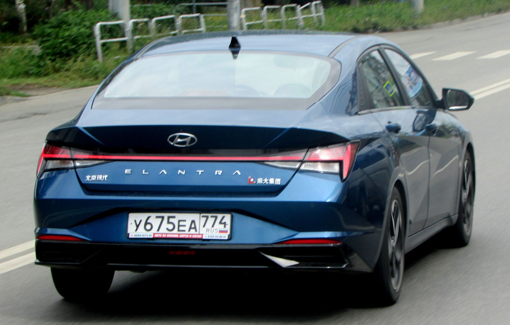 у 675 еа 774, Hyundai Elantra 6th gen Sedan (AD), facelift, 2018–2020