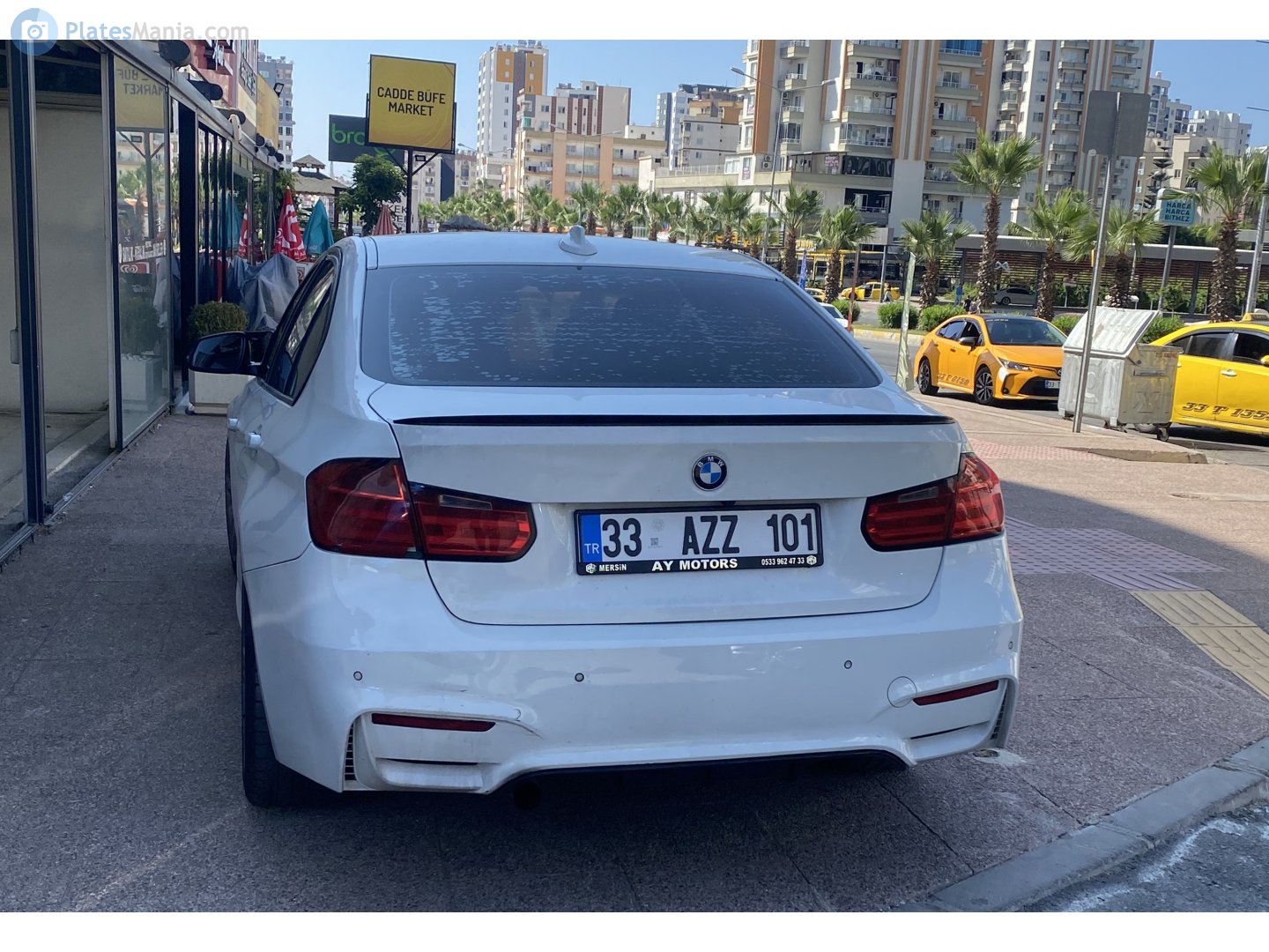 33 AZZ 101, BMW 3 Series 6th gen Sedan (F30/F35), 2011–2019