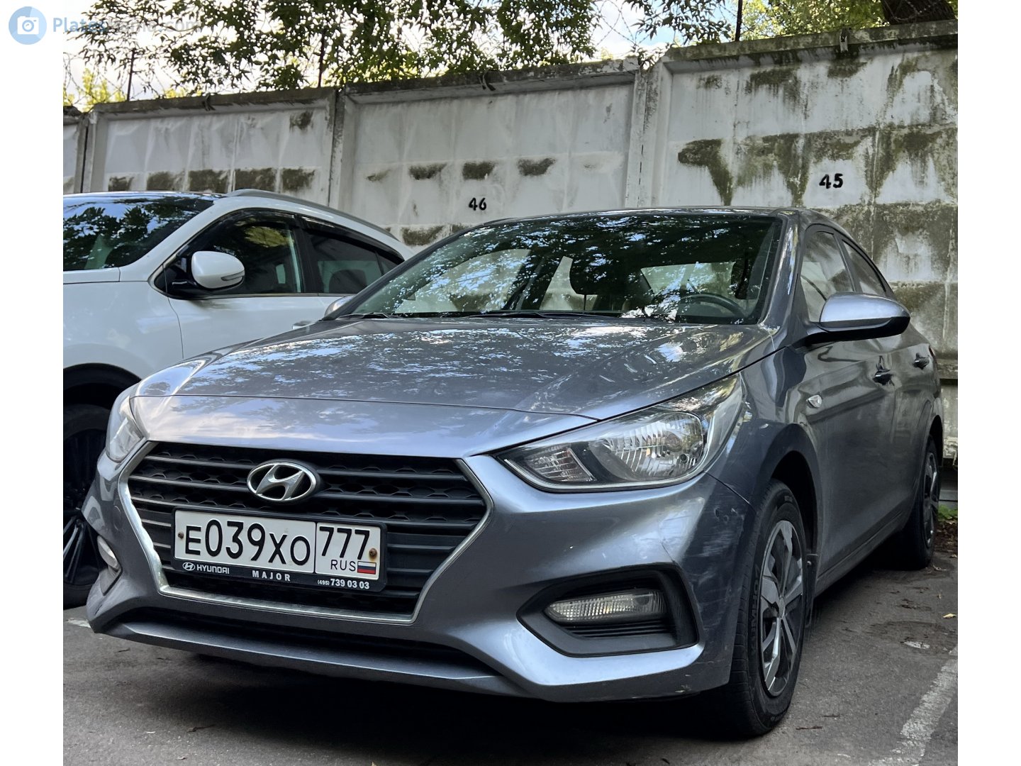 е 039 хо 777, Hyundai Solaris 