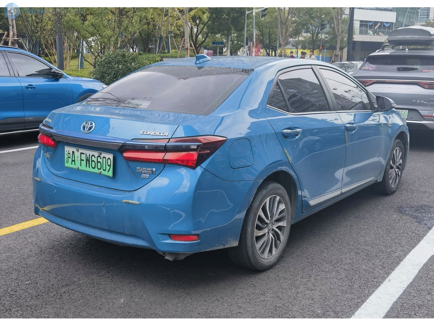 沪A·FW6609, Toyota Corolla 11th gen Sedan Hybrid (E+) (E170; CN-market), 2015–