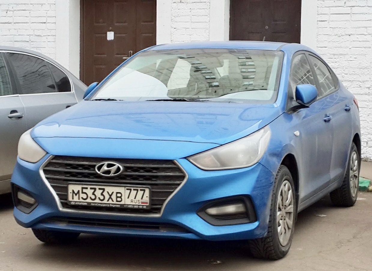 м 533 хв 777, Hyundai Solaris 