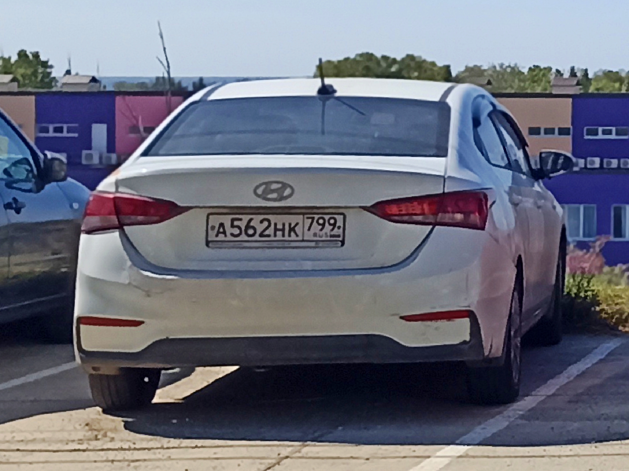 а 562 нк 799, Hyundai Solaris 2nd gen (HCR), 2017–2020