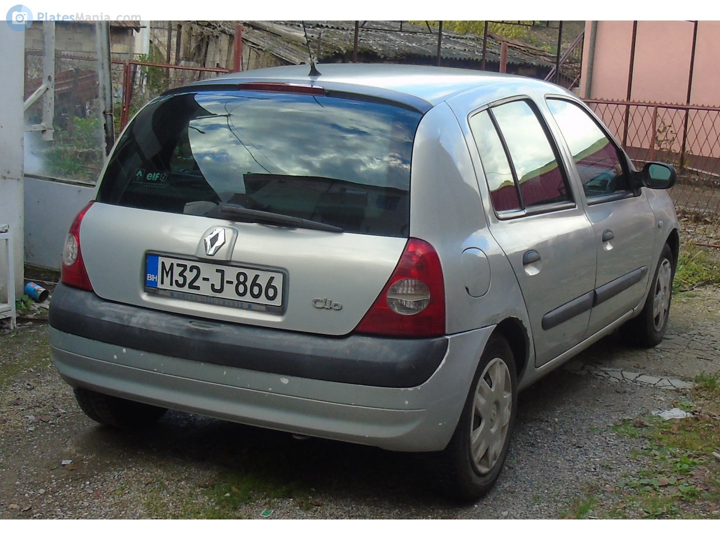M32-J-866, Renault Clio 2nd gen (Campus/Mio) 5-door Hatch (B65), 2nd facelift, 2006–2012 (–2016 for LATAM-market)