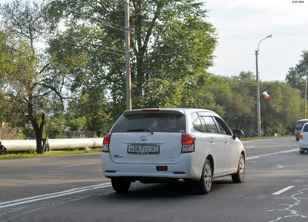 н 067 сс 27, Toyota Corolla Fielder 3rd gen (E160), 2012–2015