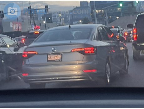 BNL-792-A, Volkswagen Jetta (Baja California) License plate of Mexico