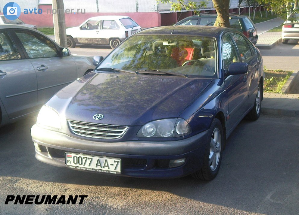 0077 AA-7, Toyota Avensis 1st gen Liftback (T220), 1997–2003