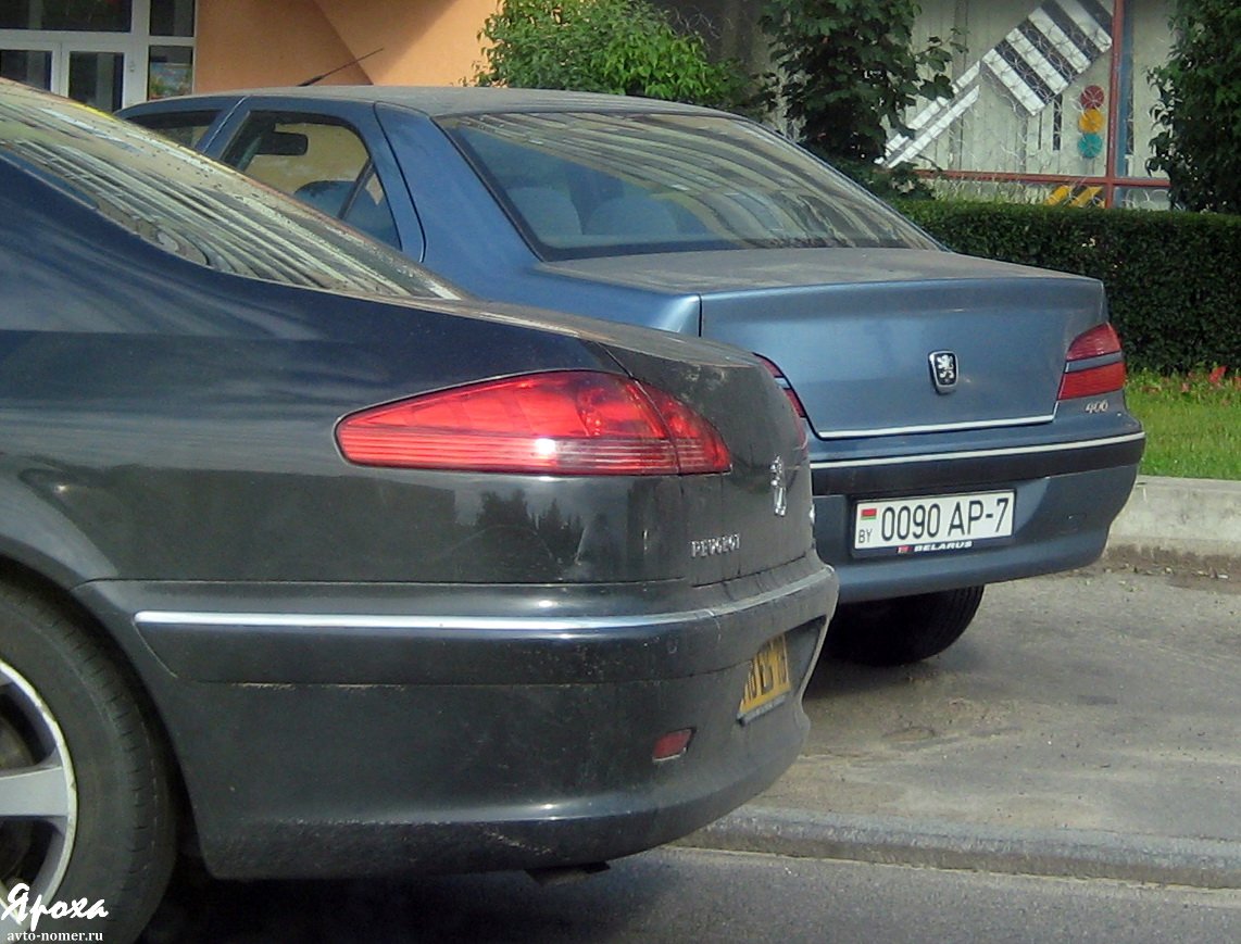 0090 AP-7, Peugeot 406 1st gen Sedan (D83/D93), facelift, 1999–2004