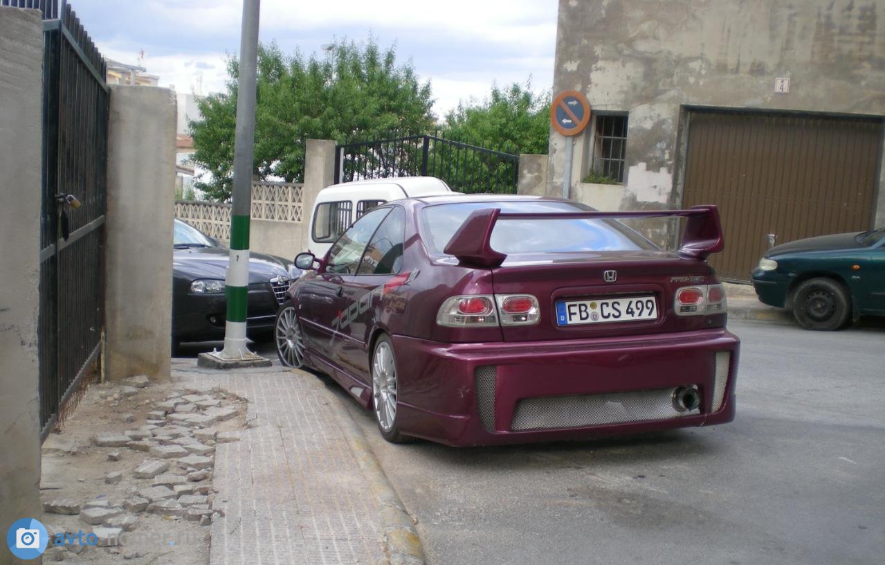 FB CS 499, Honda Civic 5th gen Coupé (EJ), 1993–1995